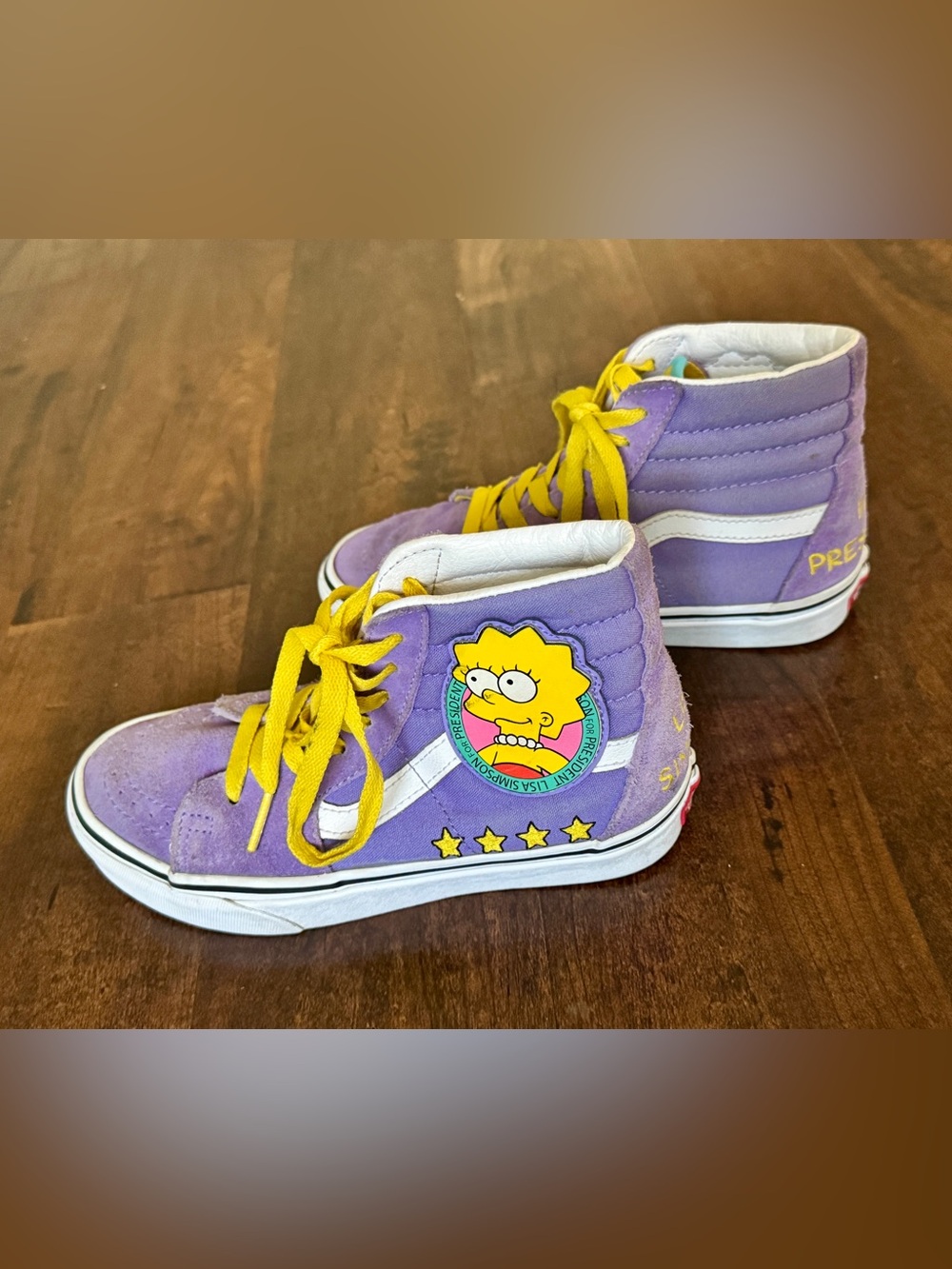 2020 The Simpsons x Vans Sk8-Hi 'Lisa 4 Prez'